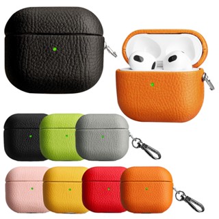 Para AirPods PRO 2 Capa Protetora Fone De Ouvido Bluetooth Sem Fio Apple Litchi Pattern De Couro