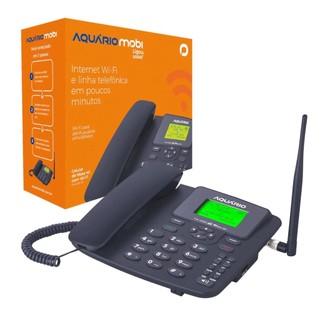 TELEFONE CELULAR FIXO DE MESA AQUARIO 4G COM WIFI DUAL CHIP em Oferta na Shopee
