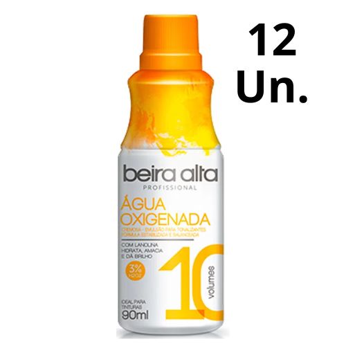 Kit C/12 Águas Oxigenada 90ml Volume 10 - Beira Alta