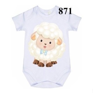 1 Body Bebê Personalizado Ovelha Ovelhinha Amor