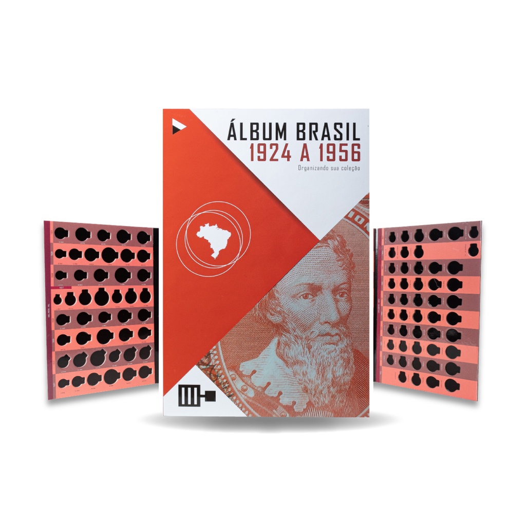 Álbum De Moedas 1924 Até 1956 Réis e Cruzeiro