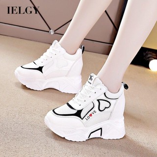 IELGY Versátil Simples Respirável Malha casual Amor Sapatos Esportivos Femininos