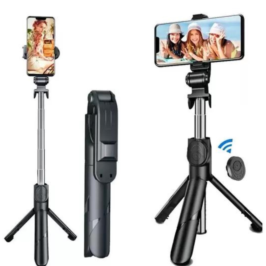 Bastão Pau de Selfie Bluetooth Retrátil suporte tripé para celular