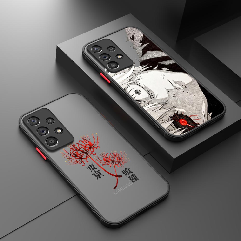 Tokyo Ghoul Kaneki Ken Capa De Celular Anime Para Samsung Galaxy A73 5G A72 A71 A70 A53 A52 A51 A50 A42 A33 A32 A31 A30 A22 A21S A20S A13 A12 5G A11 A10S A10S A10 A03S Fosca