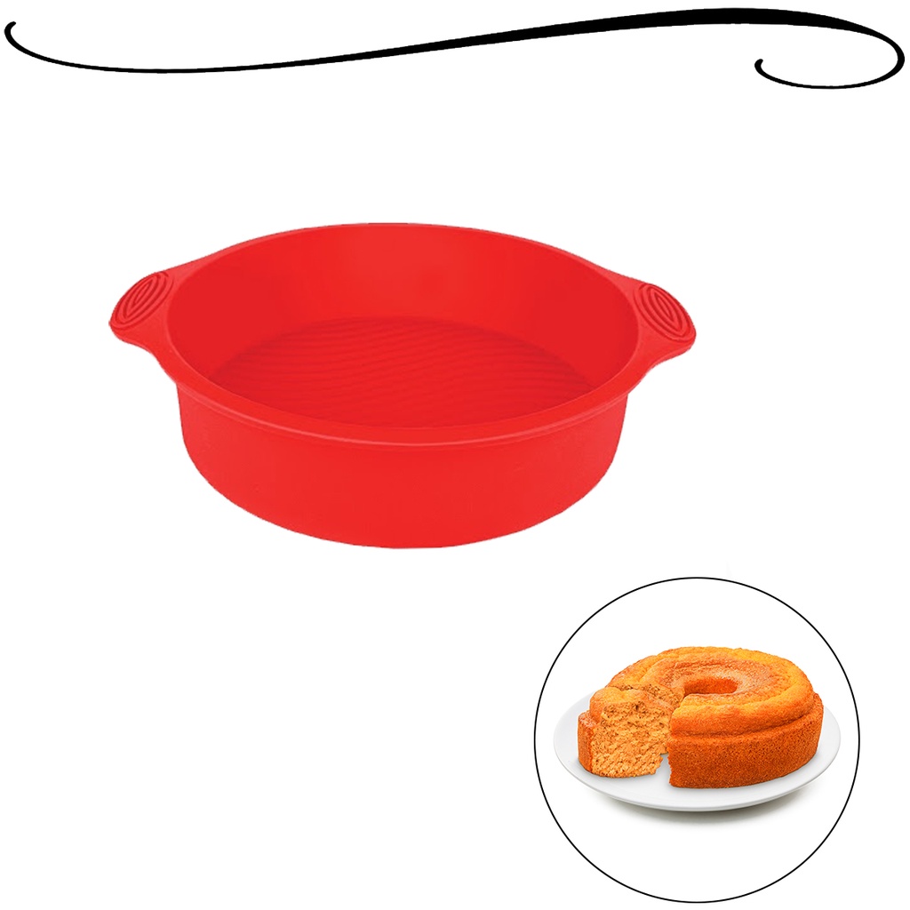 Forma de Silicone Multiuso Para Pães Bolos Tortas Utensílio Culinário Cozinha Air Flyer