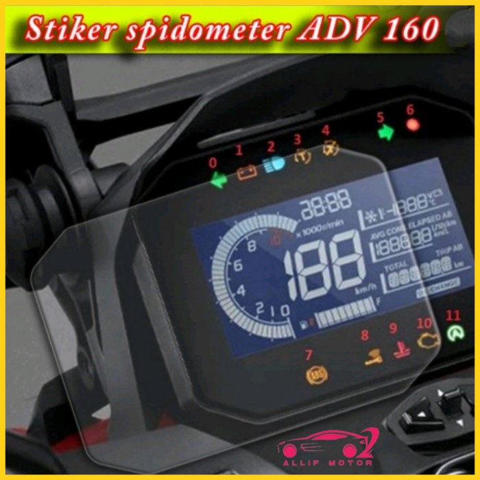 Adesivo De Velocímetro Antiarranhões ADV 160/Anti-Riscos Spido New