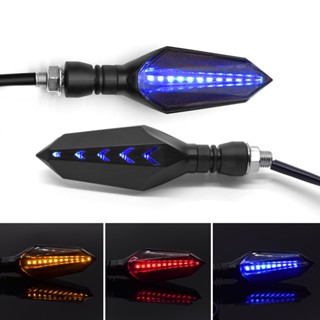 2pcs Amarelo Fluxo Motor Led Luz Indicadora De Giro Da Motocicleta em Oferta na Shopee