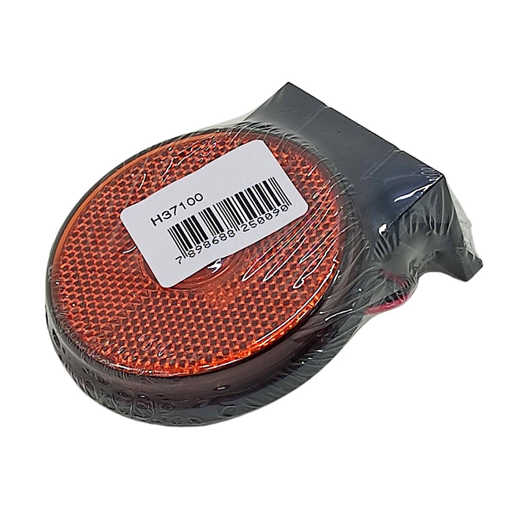 Kit 10 Lanternas Lateral Carreta LED Guerra Âmbar Laranja 65mm com Suporte com Fio 12V 24V · foto 2