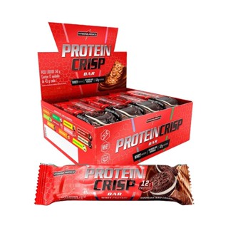 Crisp Protein Bar 12 uni Integralmédica Sabor:COOKIES E CREAM