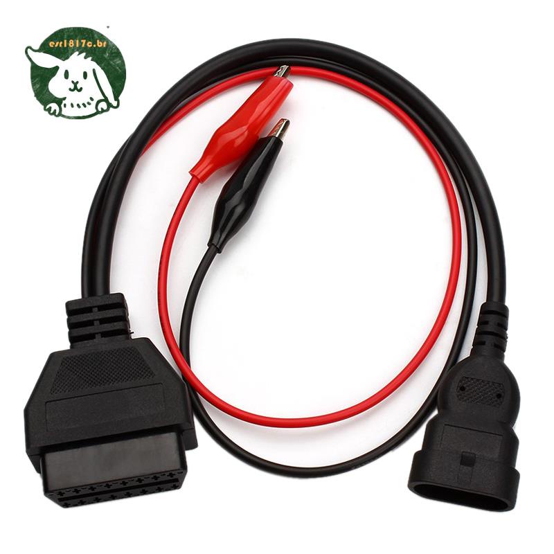 Para fiat 3 Pinos Alfa Lancia A 16 OBDII OBD2 Obd-II Adaptador De Conector Automático Cabo De Diagnóstico De