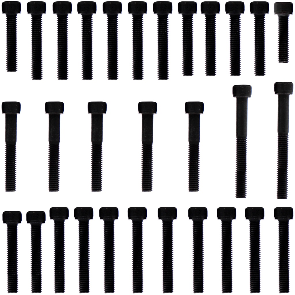 Kit parafusos aço liga tampa motor lateral esquerda+direita+paralama+tampa válvula CG125 Titan ES/KSE 2000 a 2004 Honda