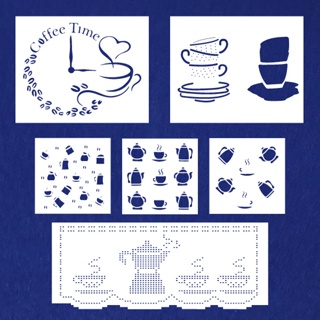 Stencil para Pintura Café grupo 3 em Oferta na Shopee