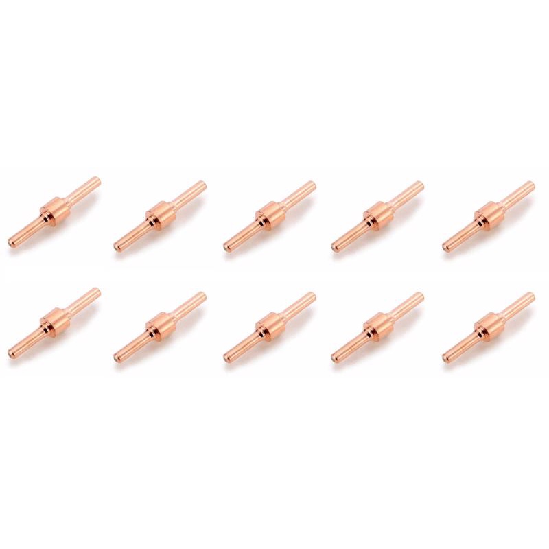 Kit 10 Eletrodos Longo Plasma Tocha Pt- 31 Pt- 3006 Cut 40/50/60