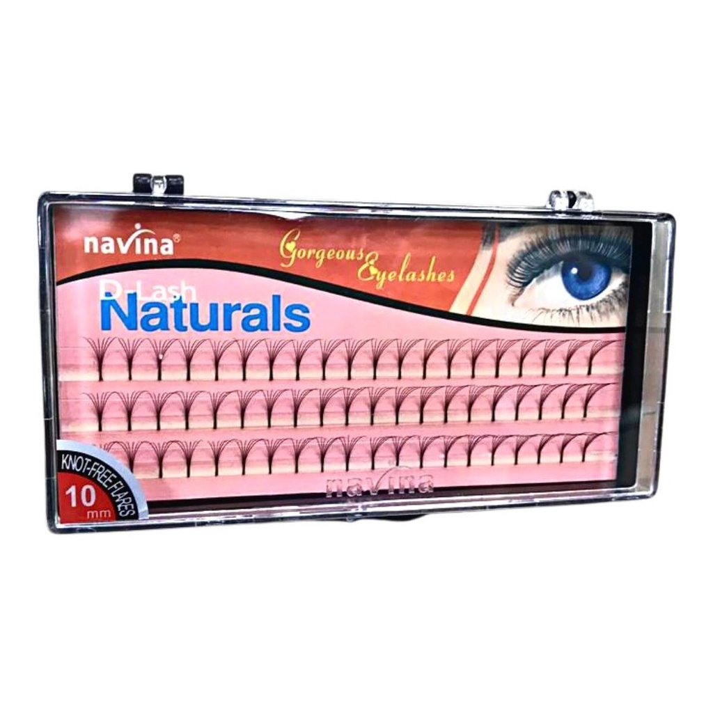CÍLIOS TUFO NAVINA TUFINHO ALONGAMENTO 6 FIOS 10MM VOLUME RUSSO. cílios tufinho naturais extensão dos cílios postiços, volume de Cílios tufinho Natural individuais, Cilios de alta qualidade, macio, sedoso e brilhante Pode ser removido com removedor