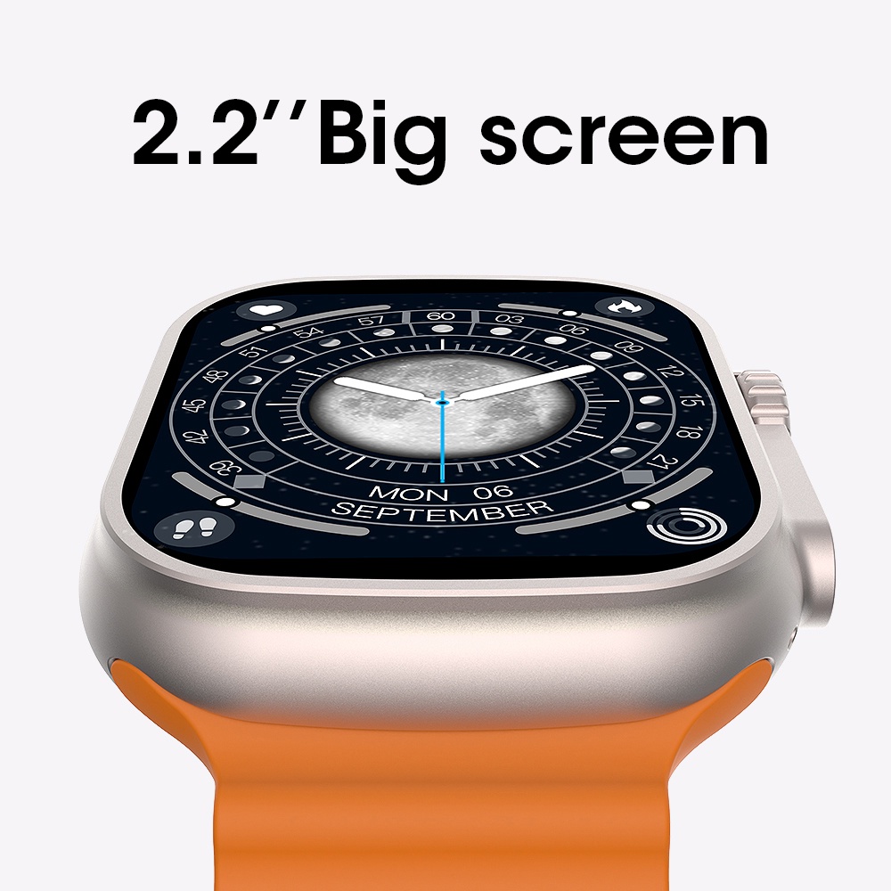 Apple watch Série 8 Watch S8 1 : 1 Smartwatch Relógio Inteligente De  Chamada Personalizado Monitoramento De Sono Sem Fio Carregamento ip68  Impermeável - Escorrega o Preço