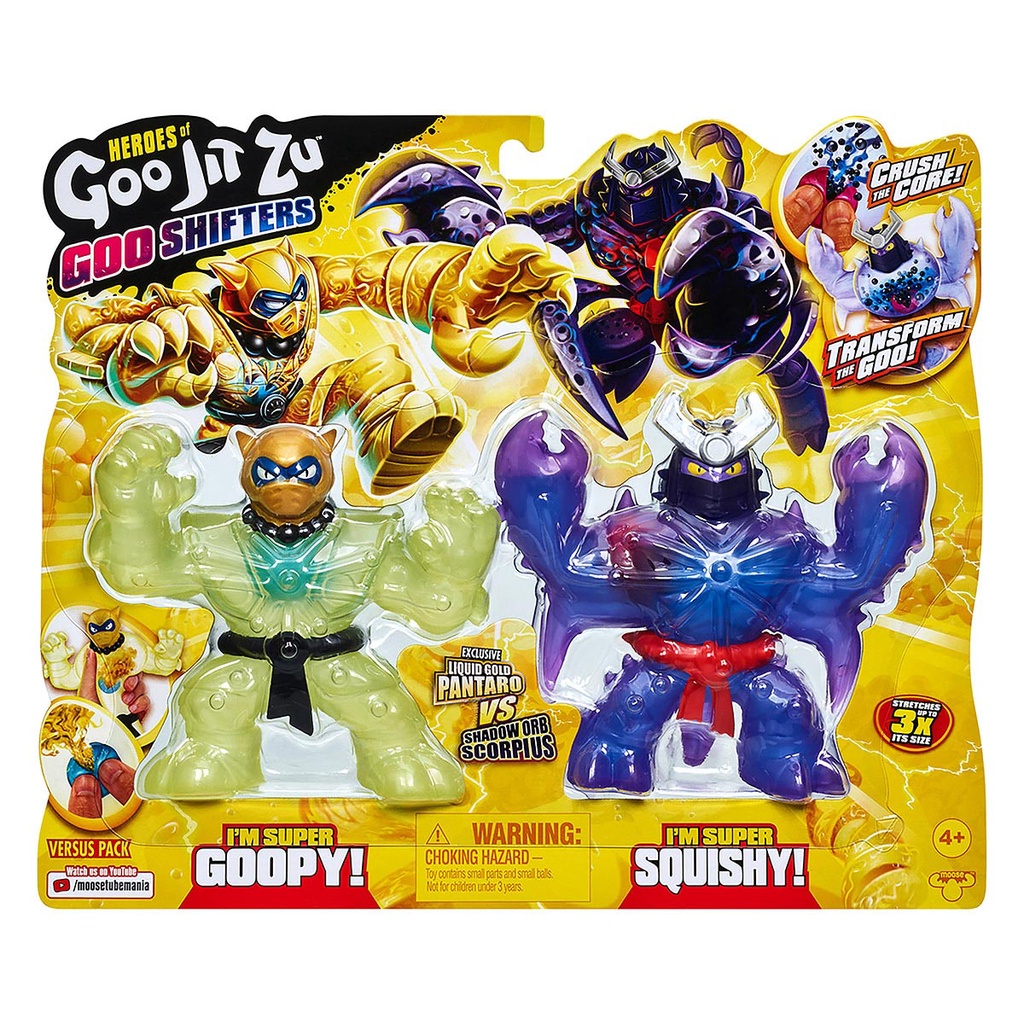Goo Jit Zu - Pack com 2 - Scorpius e Pantaro em Oferta na Shopee
