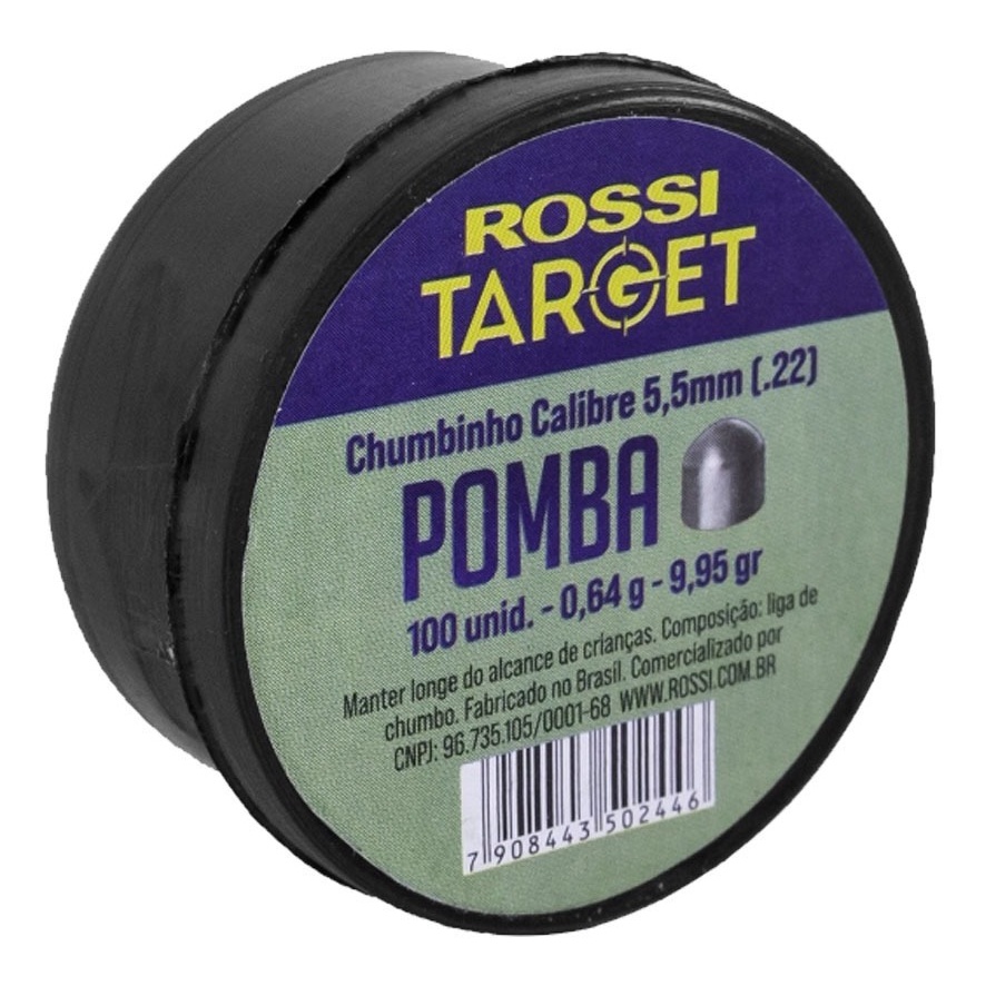 Chumbinho Rossi Target Pomba 100un 5,5mm em Oferta na Shopee