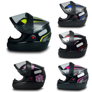Capacete Para Moto Fw3 Automatic Fechado Com Narigueira Com Viseira - Várias Cores