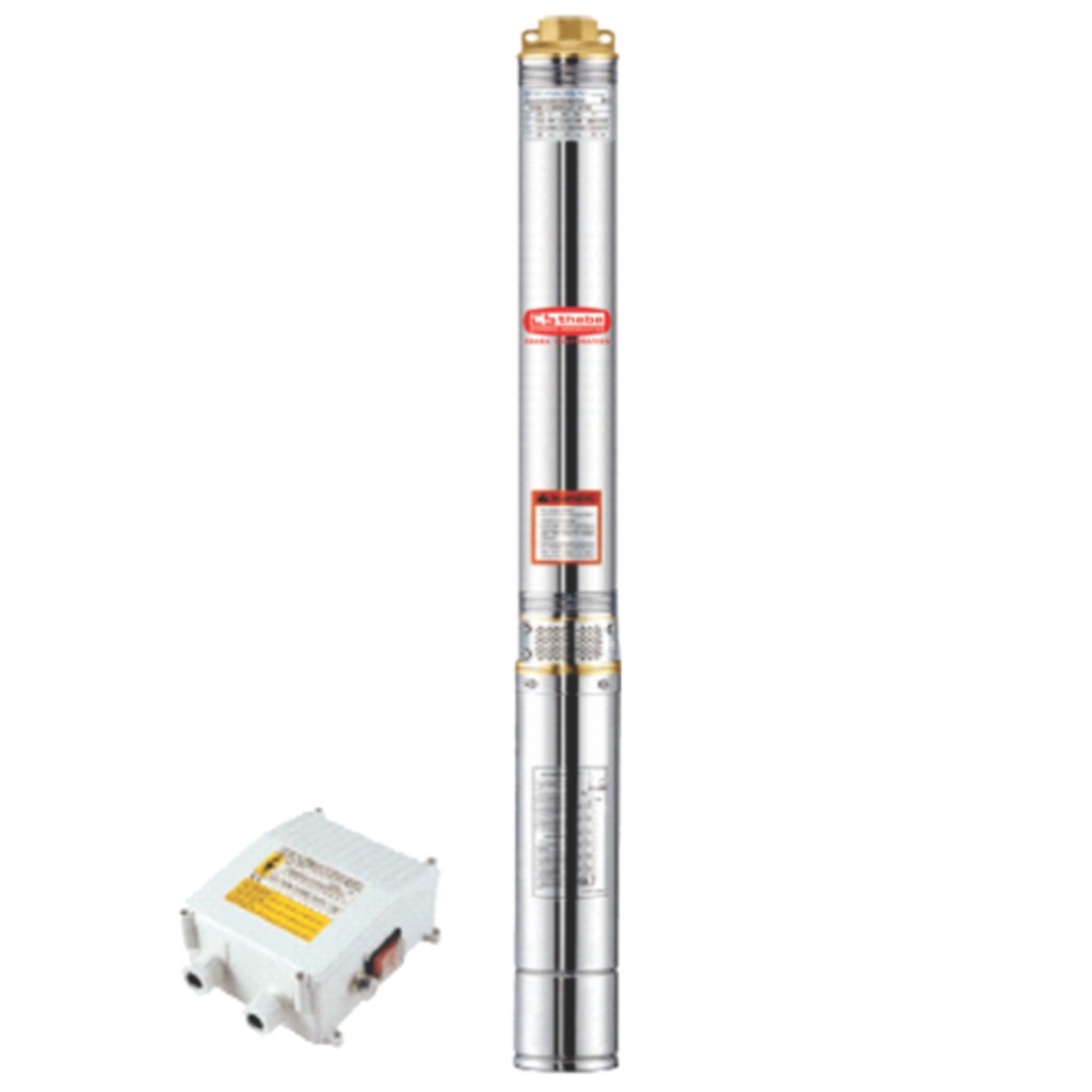 Bomba Submersa THEBE/EBARA 3TSM2-10 m 0,5CV Monofásica 127V 3 Fios com Control Box