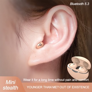 S800 Mini Fones De Ouvido Bluetooth 5.3 Verdadeiro Sem Fio Invisível Intra-Auriculares Jogo HIFI Stereo Barulho Redução De Ruído