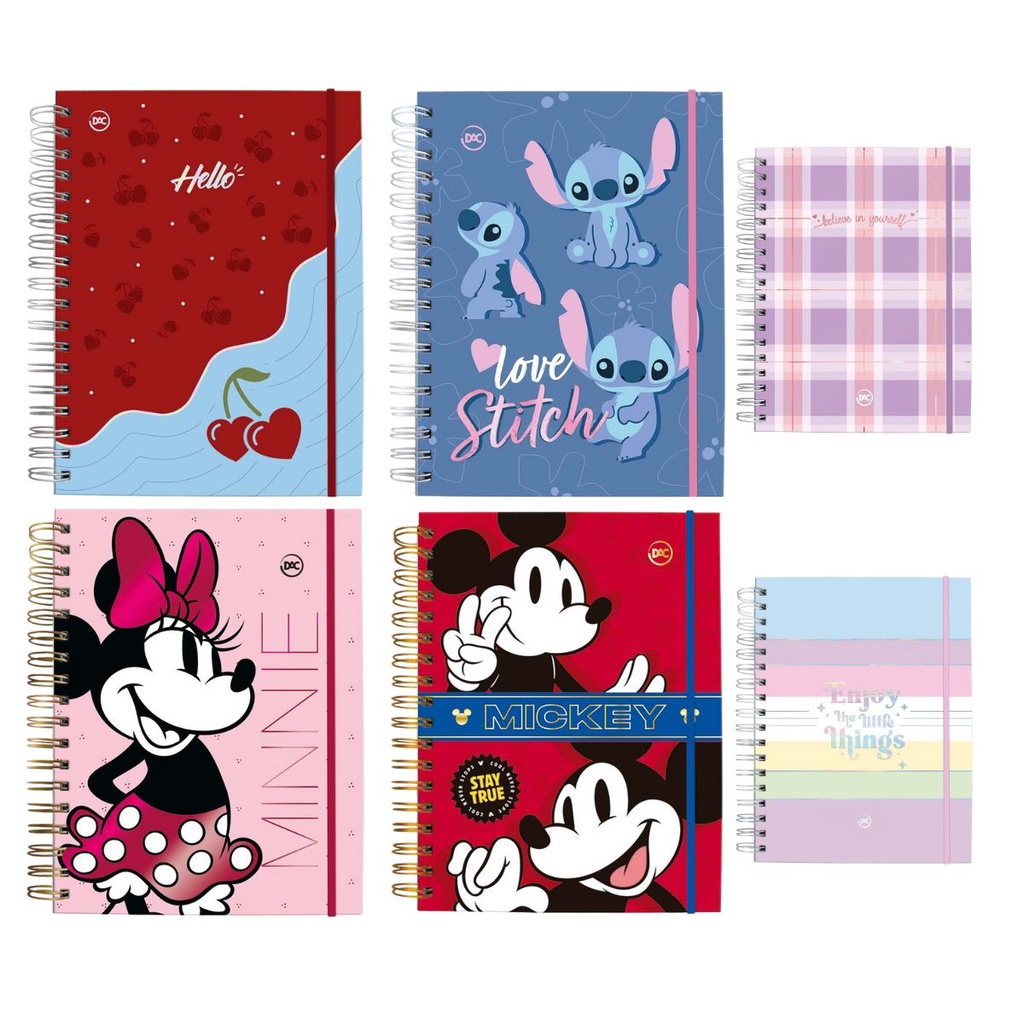 Caderno Smart Universitário Disney Minnie 80fls DAC