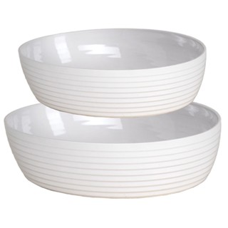 Conjunto Tigelas Grande e Pequena Saladeira Oval Paramount