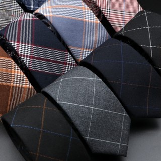 Gravata De Algodão Clássico Fashion Skinny Tie Men Tuxedo Terno Festa De Negócios 6cm Largura