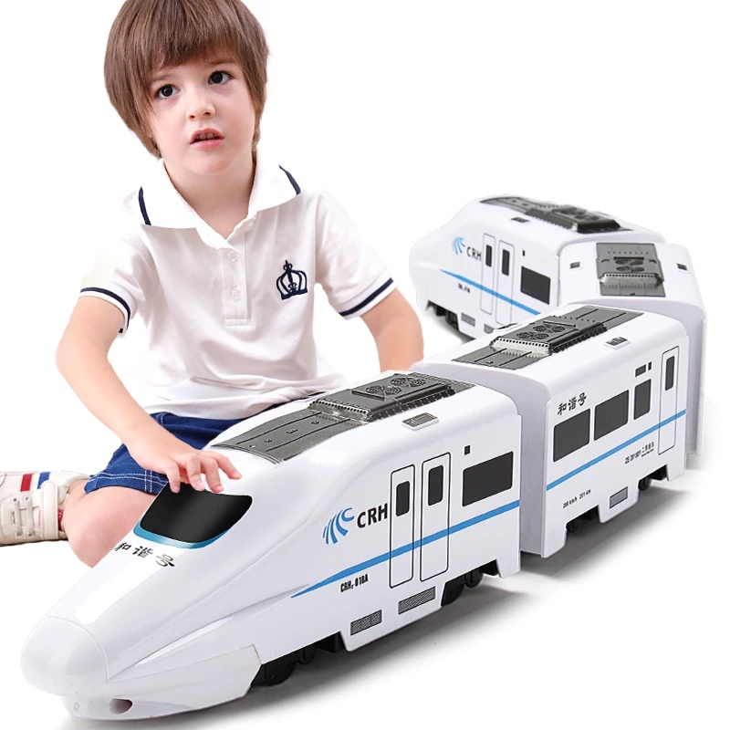 Trem Brinquedo Locomotiva Infantil 14 Peças Menino Inmetro Cor