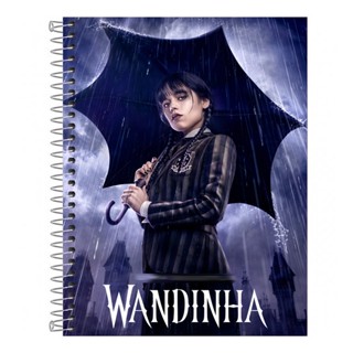 Caderno 10 Matérias Wandinha 160 Folhas