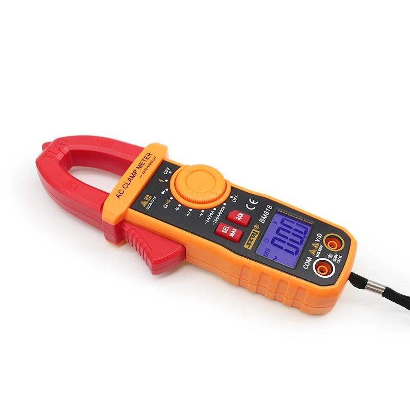 SZBJ Medidor De Grampo Digital BM818 BM819 Ture RMS Amperímetro 600V/600A Teste De Capacitância De Alcance Automático — imagem 2 de 2