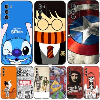Capa Para Motorola G82 5G Flexível De Silicone Moto G82 Preto Tpu Bonito anime Lindo