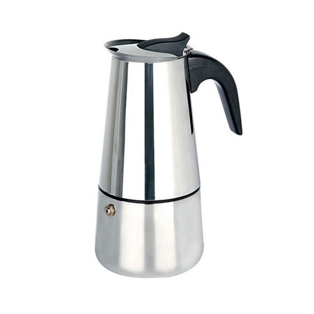 Bule Cafeteira Italiana Moka 200ml 4 Xicaras Aço Inox