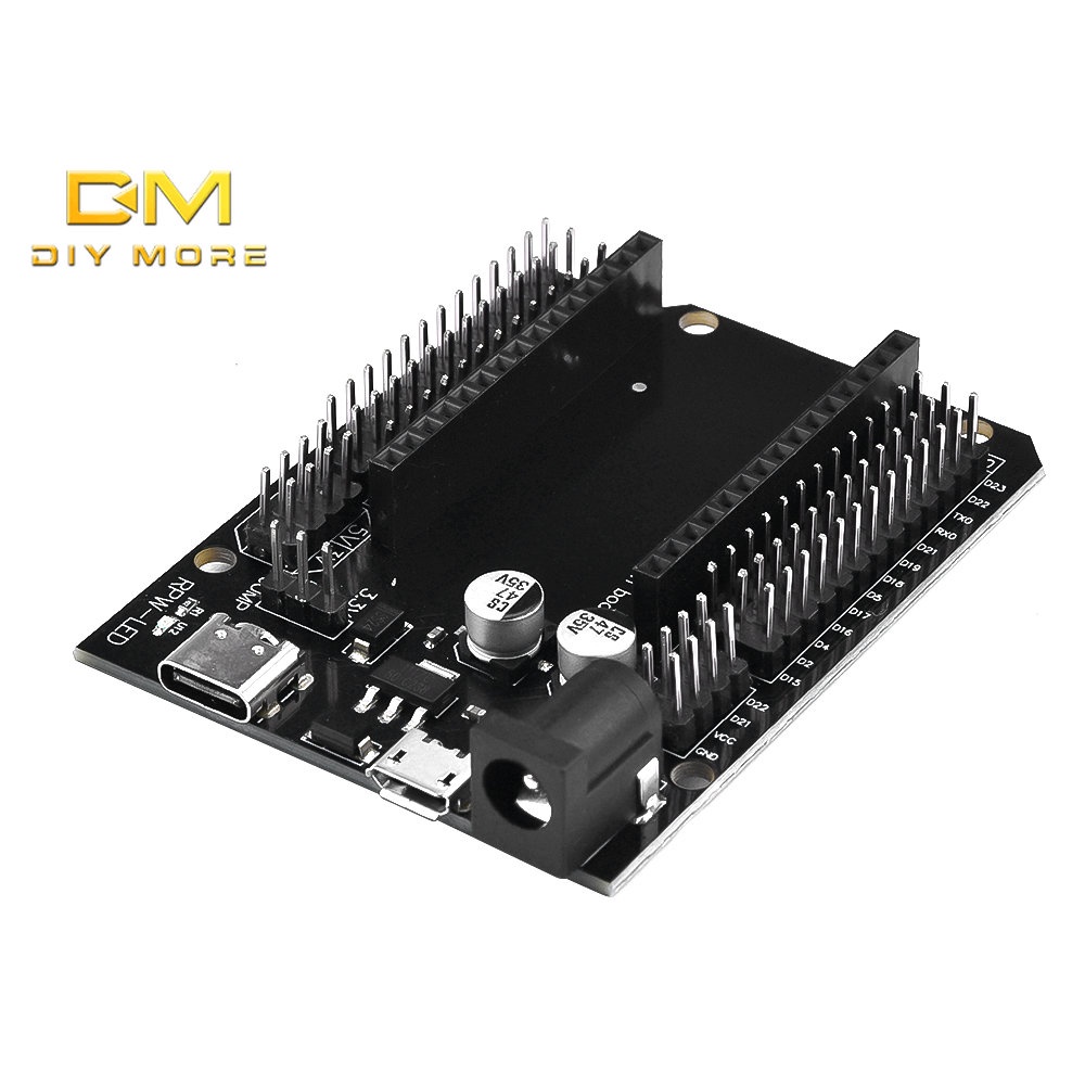 DIYMORE ESP32 Placa De Expansão Super Fuga 3 Tipos Saídas Para Módulo ESP32 ESP-WROOM-32 ESP32 Bloco PCB