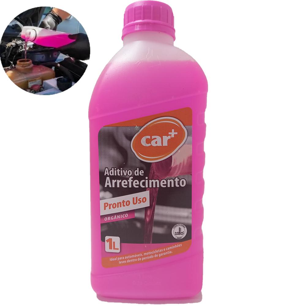 Aditivo Radiador Orgânico Rosa Pronto Para Uso Car+ 1l