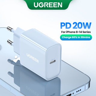 Carregador Rápido UGREEN 4.0 3.0 QC PD Fatos De iPhone 20W QC4.0 QC3.0 USB Tipo C Para 14 Pro Max 13 8 Xiaomi Phone Charger Presentes De Aniversário