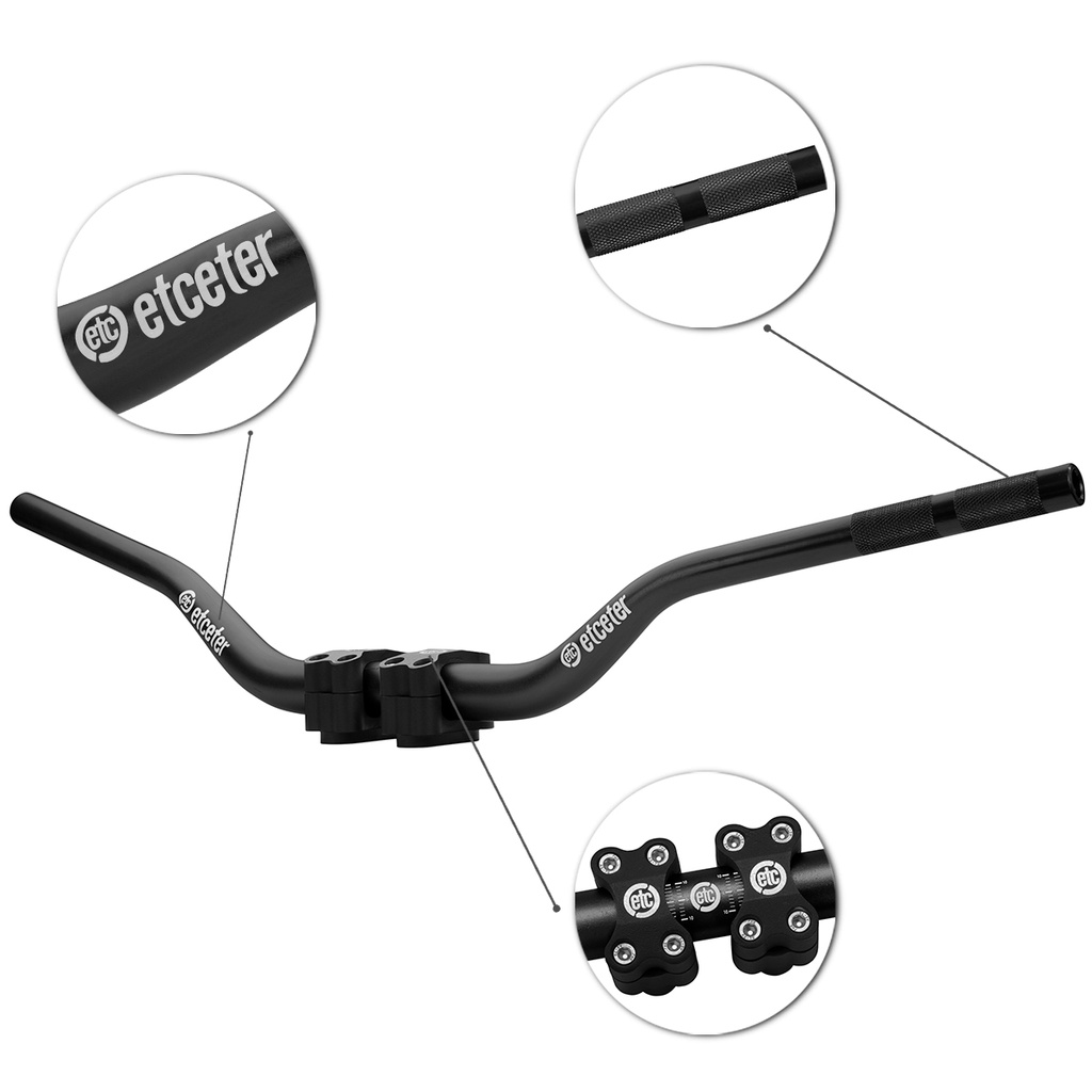 Guidão Moto Modelo Naked Com Mesa Baixa Honda Yamaha Kawasaki Suzuki KTM BMW Etceter