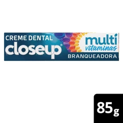Creme Dental Closeup Multivitaminas +12 Benefícios Branqueador 85g
