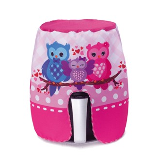 Capa Cobre Air Fryer Fritadeira Elétrica 3,5 a 4 L Rosa Pink