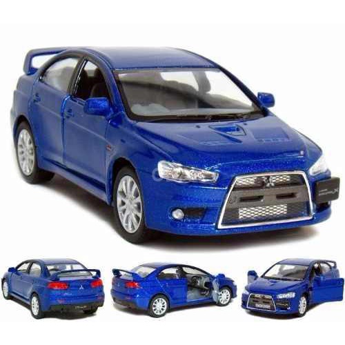 Miniatura Carrinho de Ferro Mitsubichi Lancer Evolution 2008