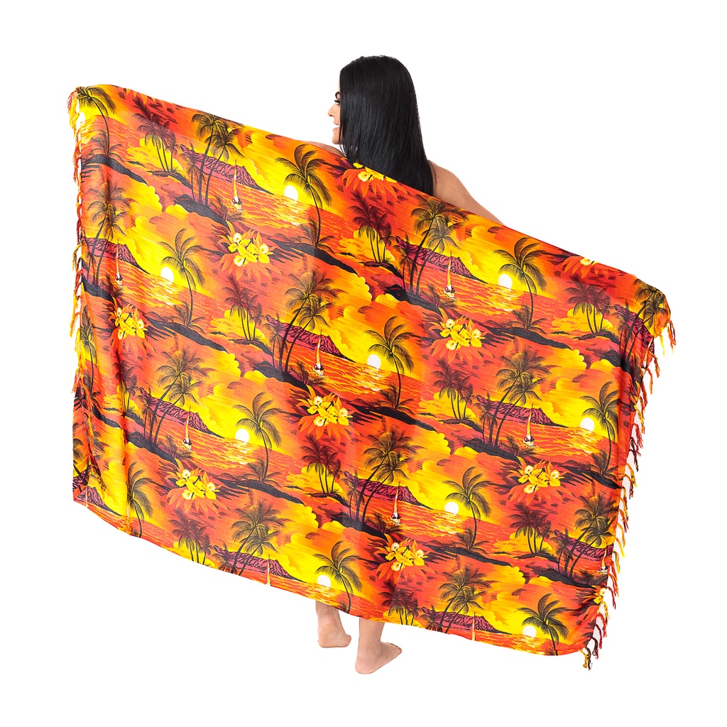 Canga de Praia Coqueiro Tropical em Viscose Saida de Praia Tecido Canga em Oferta na Shopee