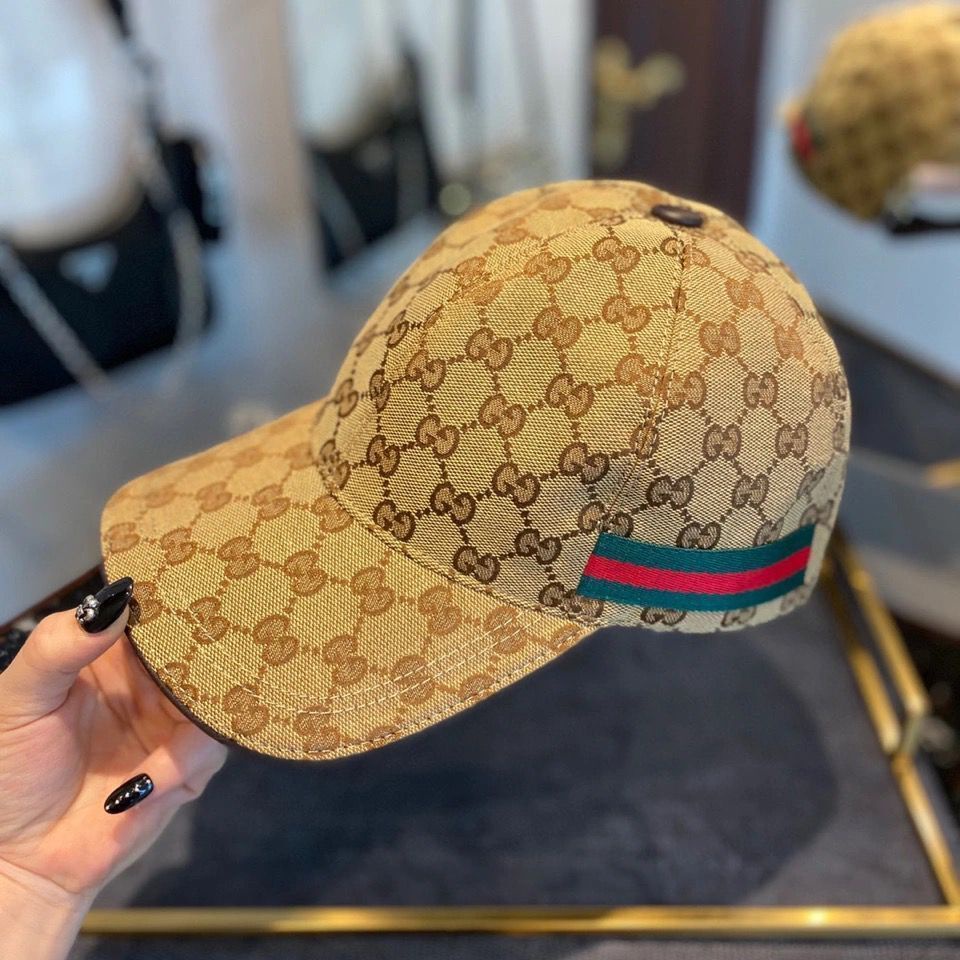 Boné de beisebol clássico da Gucci para esportes ao ar livre com estampa de moda chapéu de sol