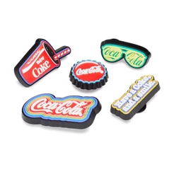 Jibbitz™ coca-cola pack com 5 unidades unico
