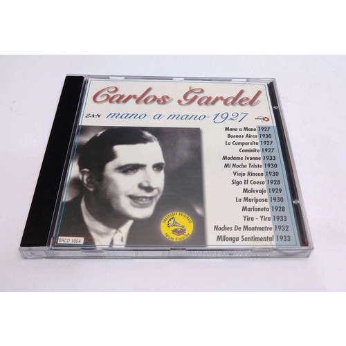Cd Carlos Gardel - Mano A Mano - 1927