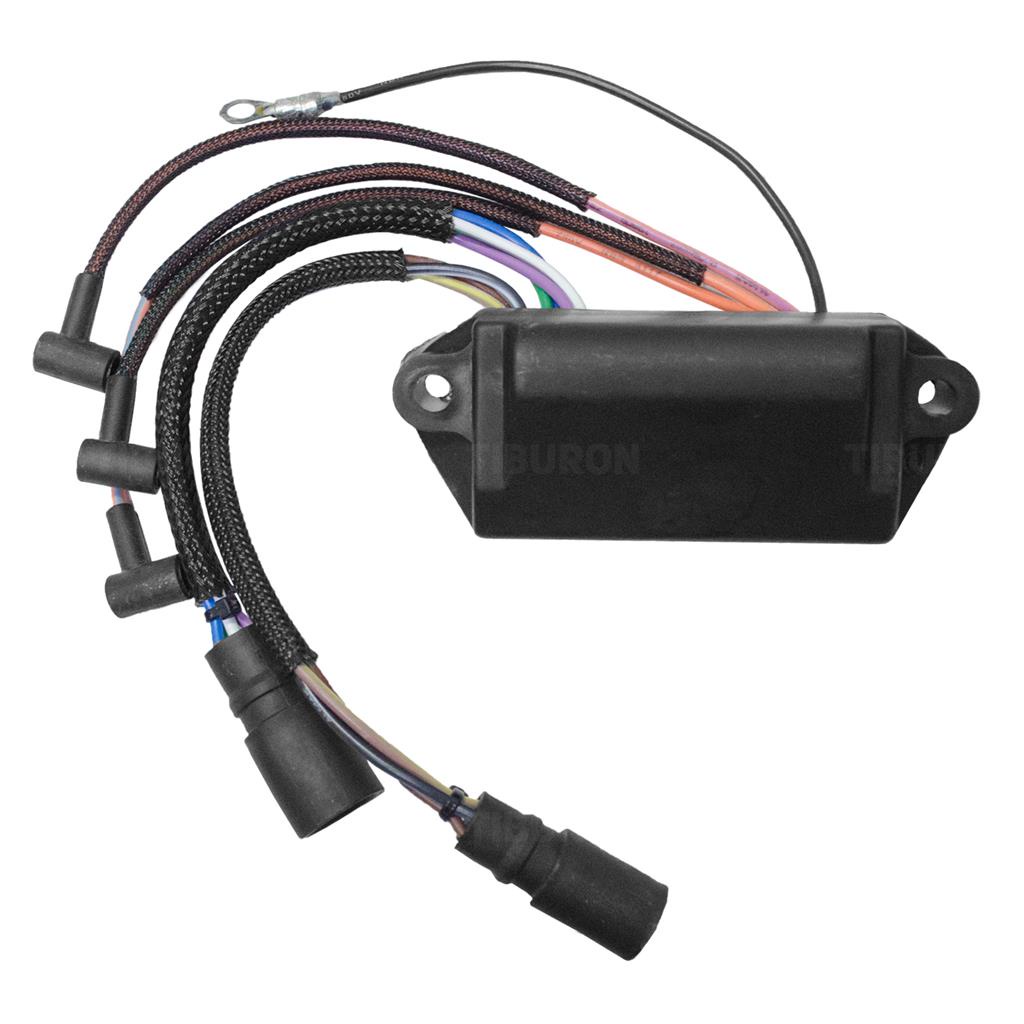 Caixa Ignicao CDI Motor Johnson Evinrude 70-235 HP 3-6 Cil - Barco Lancha