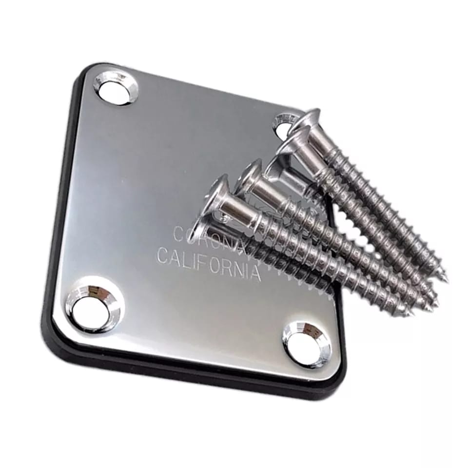 Neck Plate Fender Para Startocaster Ou Telecaster