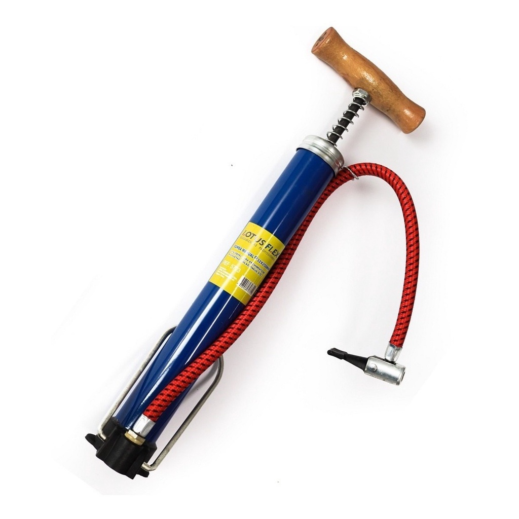 Bomba De Ar Metal De Mão Para Encher Pneu Bola Colchão.