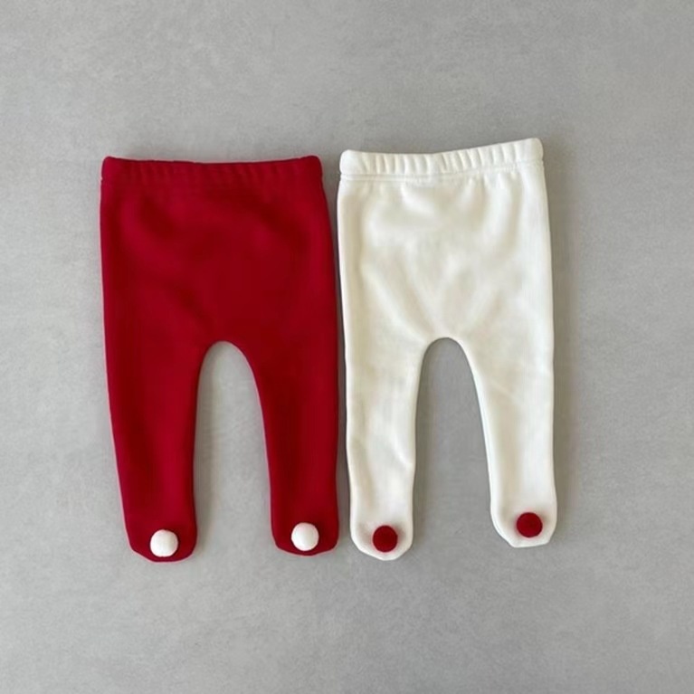 Meia-Calça Grossa Quente De Natal Para Bebês De 0 A 3 Anos