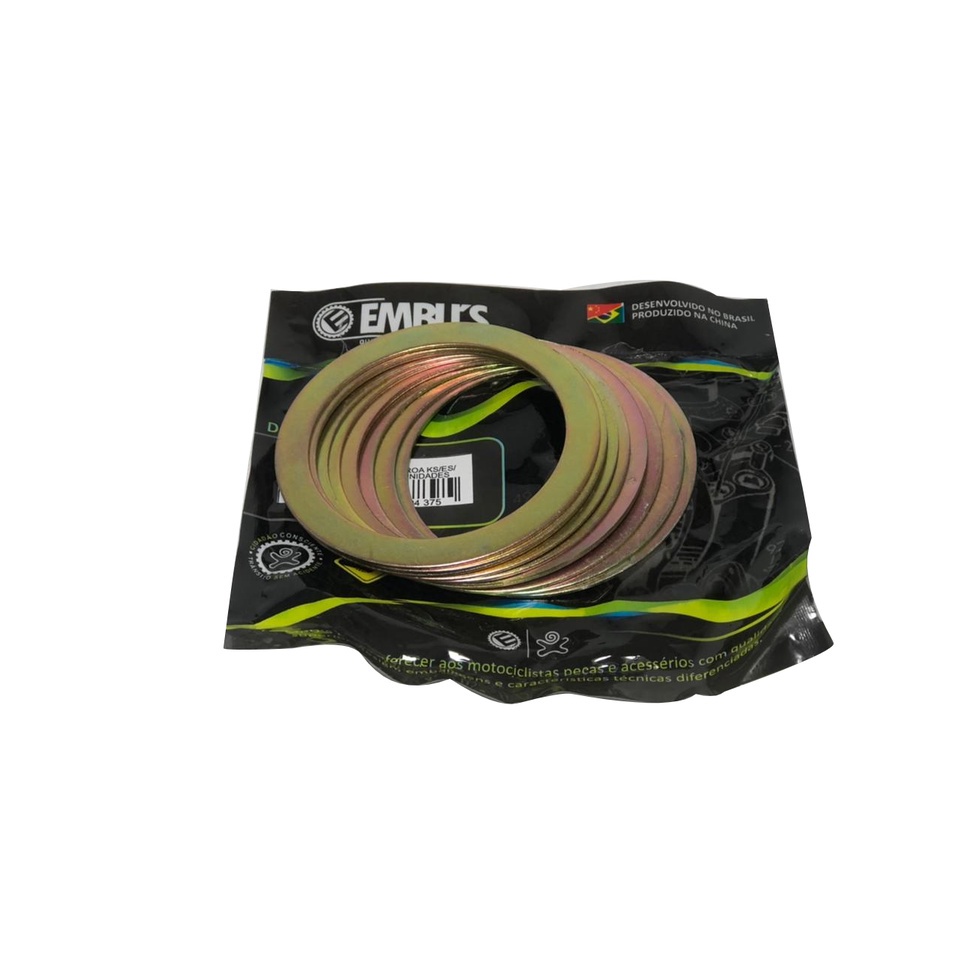 ARRUELA ENCOSTO COROA (KIT 10) - KS / ES / FAN 125 / CBX 200