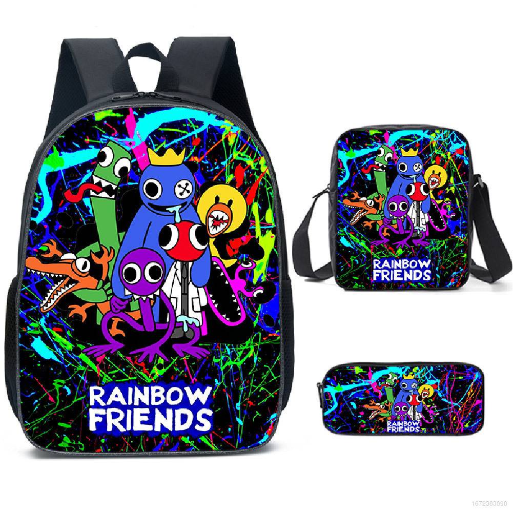 Mochila A Tiracolox Roblox Rainbow Friend Tiracolo Estojo Estudantil Grande  Capacidade Respirável Moda Personalidade Feminina - Escorrega o Preço