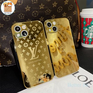 LOGO De Luxo Com Revestimento Dourado Capa De Silicone Flexível Compatível IPhone 14 Plus 13 12 11 Pro Max XS XR X 8 7 Case